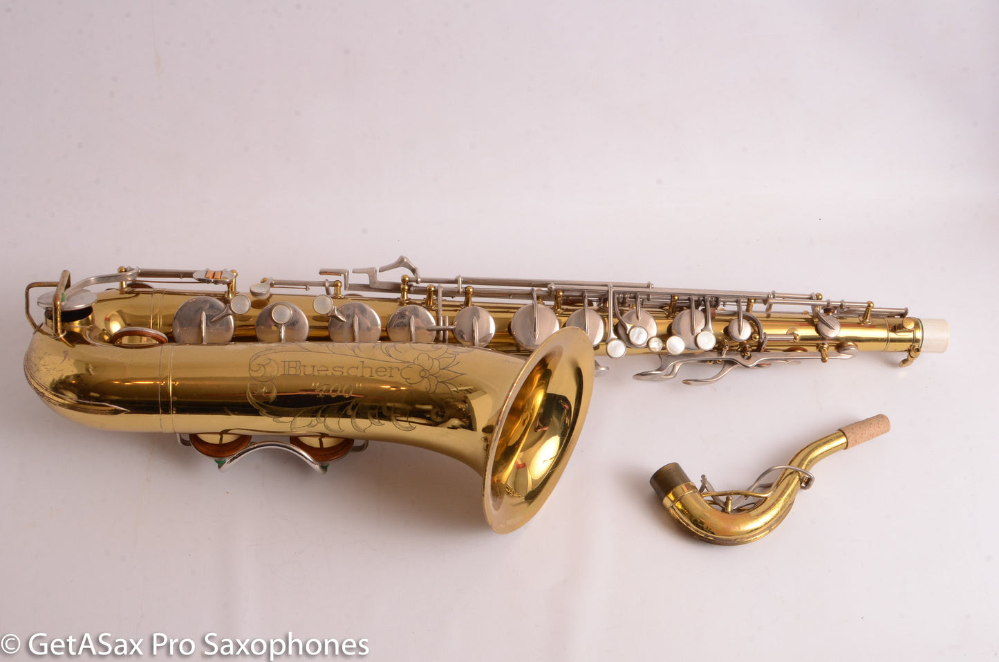 Buescher 400 Tenor Original Lacquer Very Good Condition Old Pads