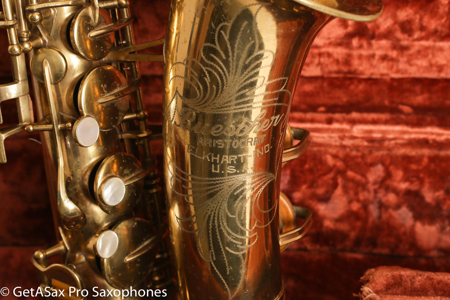 Buescher Aristocrat 140 Alto Original Lacquer Very Good Condition