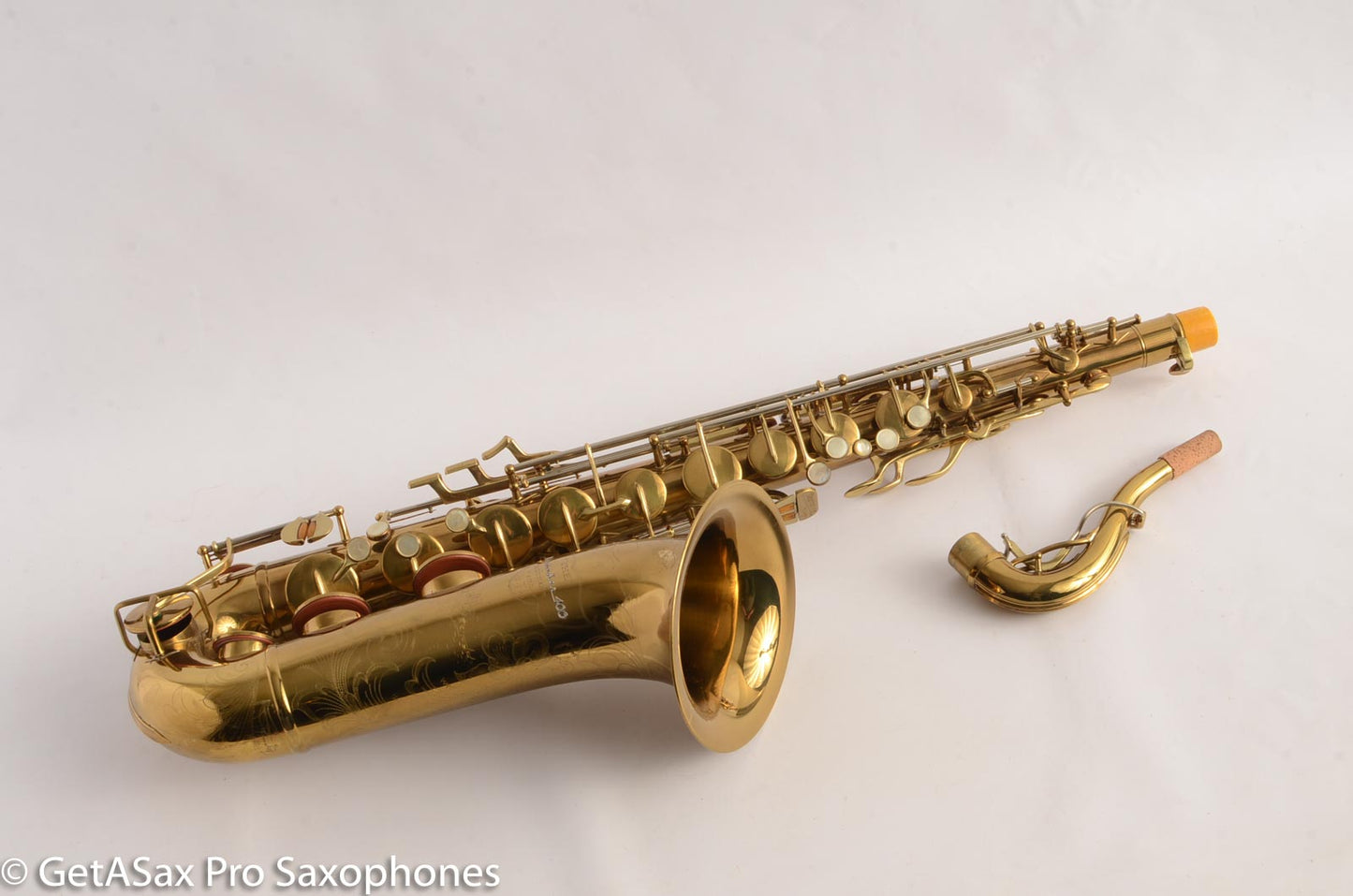 Buescher Top Hat and Cane Tenor Saxophone Fresh Overhaul Factory Relacquer 300849