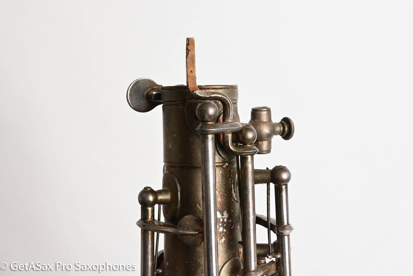 Buescher True Tone C Melody Saxophone Original Silver Old Pads 117561