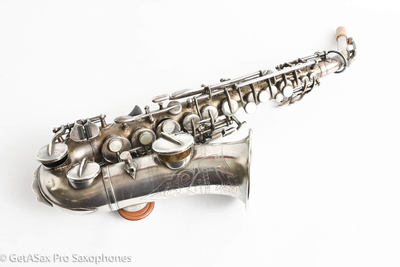 Buescher True Tone Curved Soprano Plays Great! High Eb 2 Cases 94387