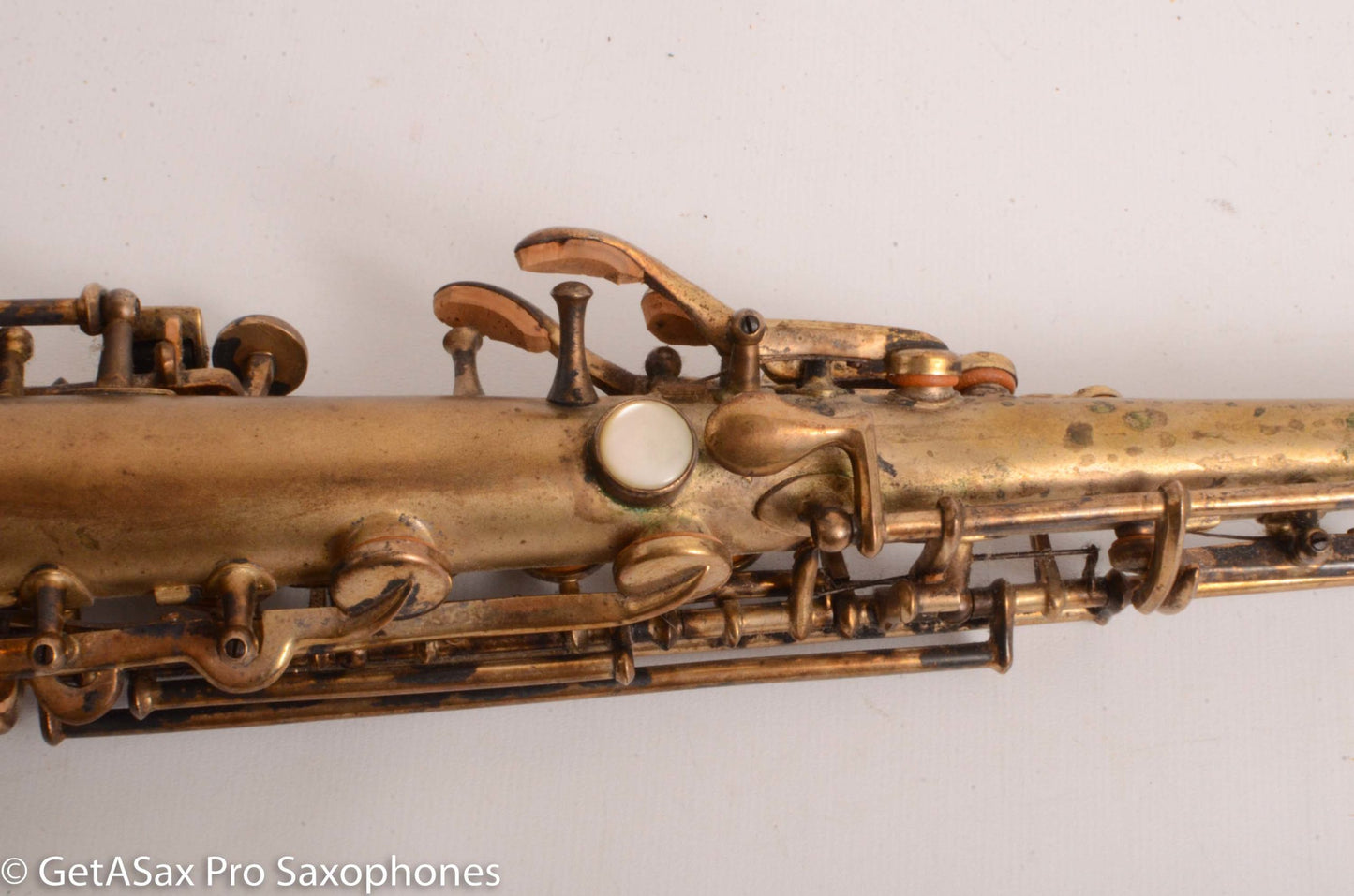 Buescher True Tone Original Gold Plate Bb Soprano Saxophone 131668