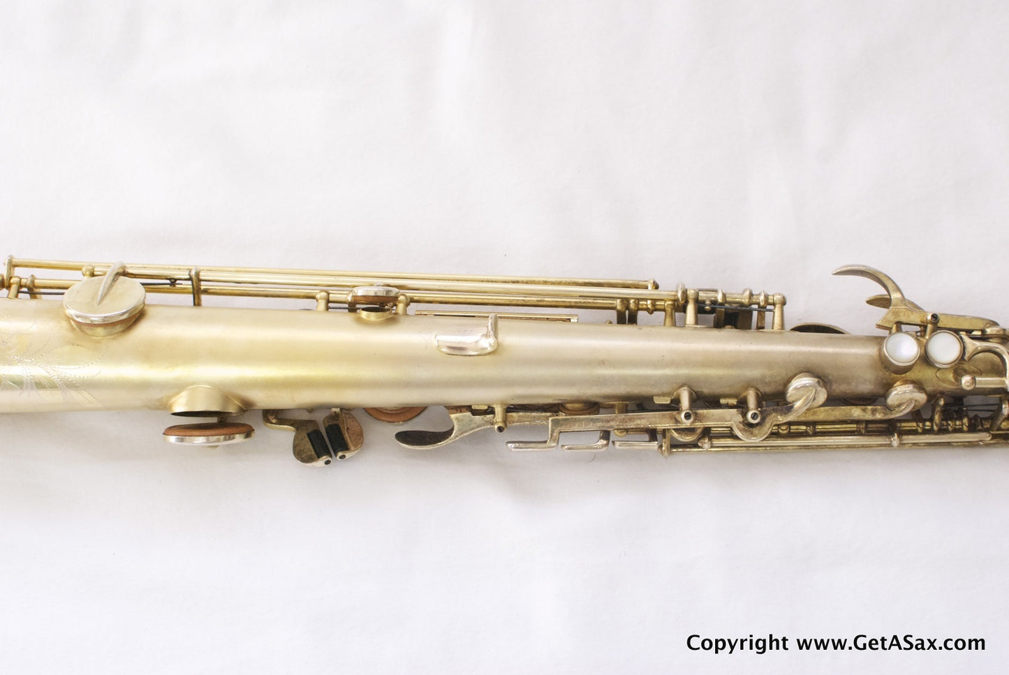 Buescher Gold Plated True Tone Soprano Saxophone