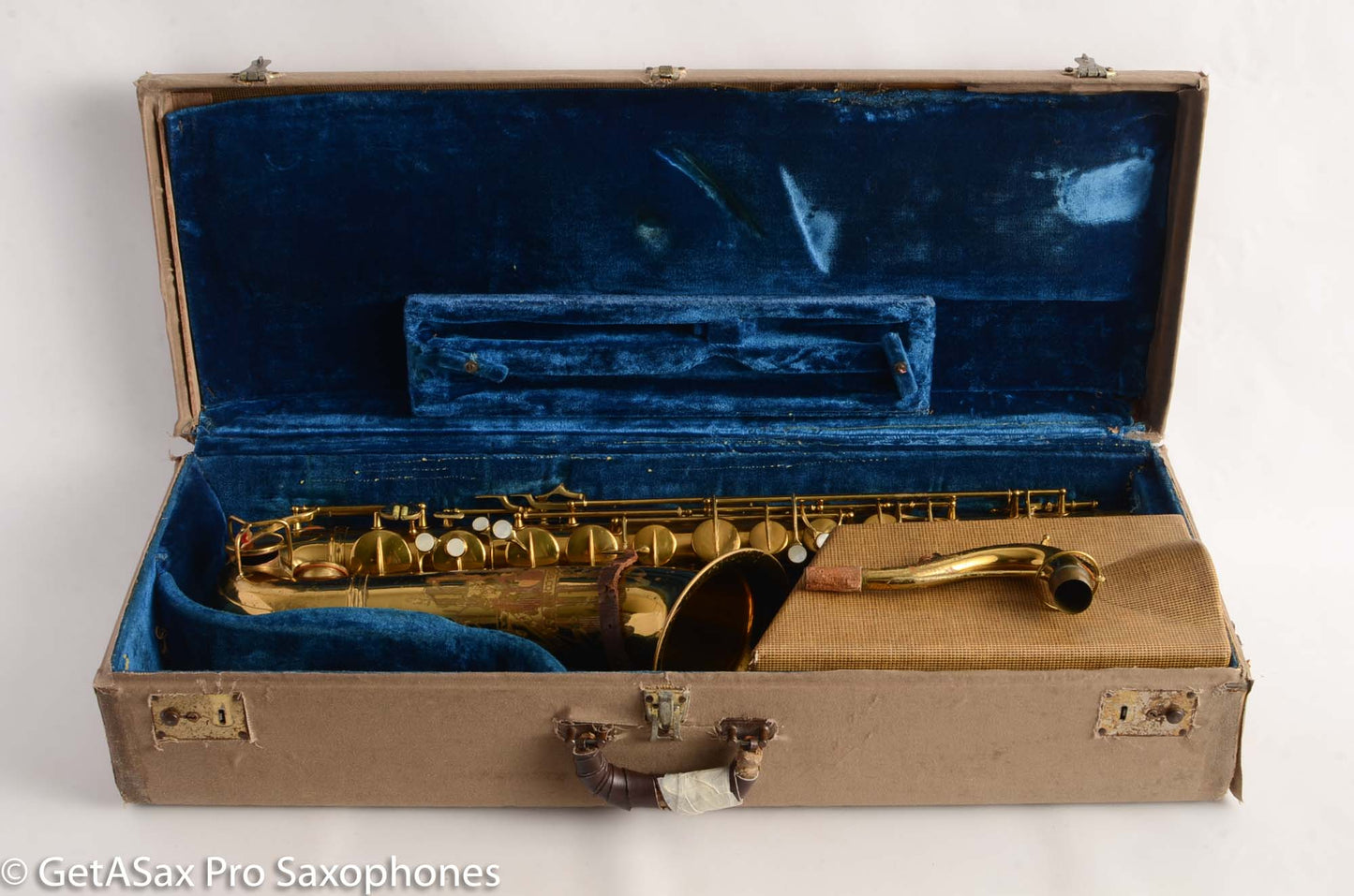 Conn 10M Tenor Saxophone 1948 Original Lacquer Old Pads