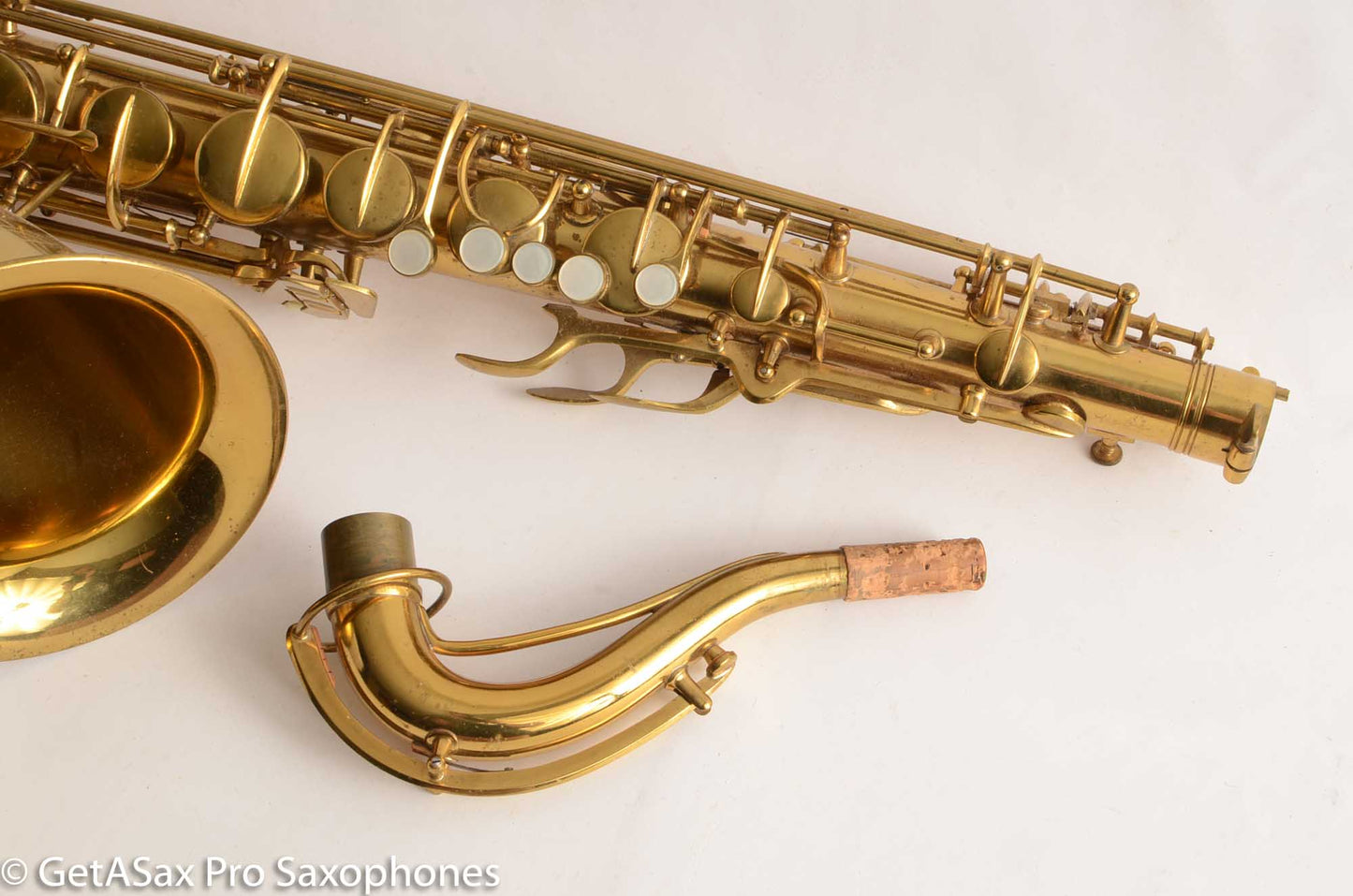 Conn 10M Tenor Factory Relacquer Gorgeous Shape Great Deal Orig Pads 334663