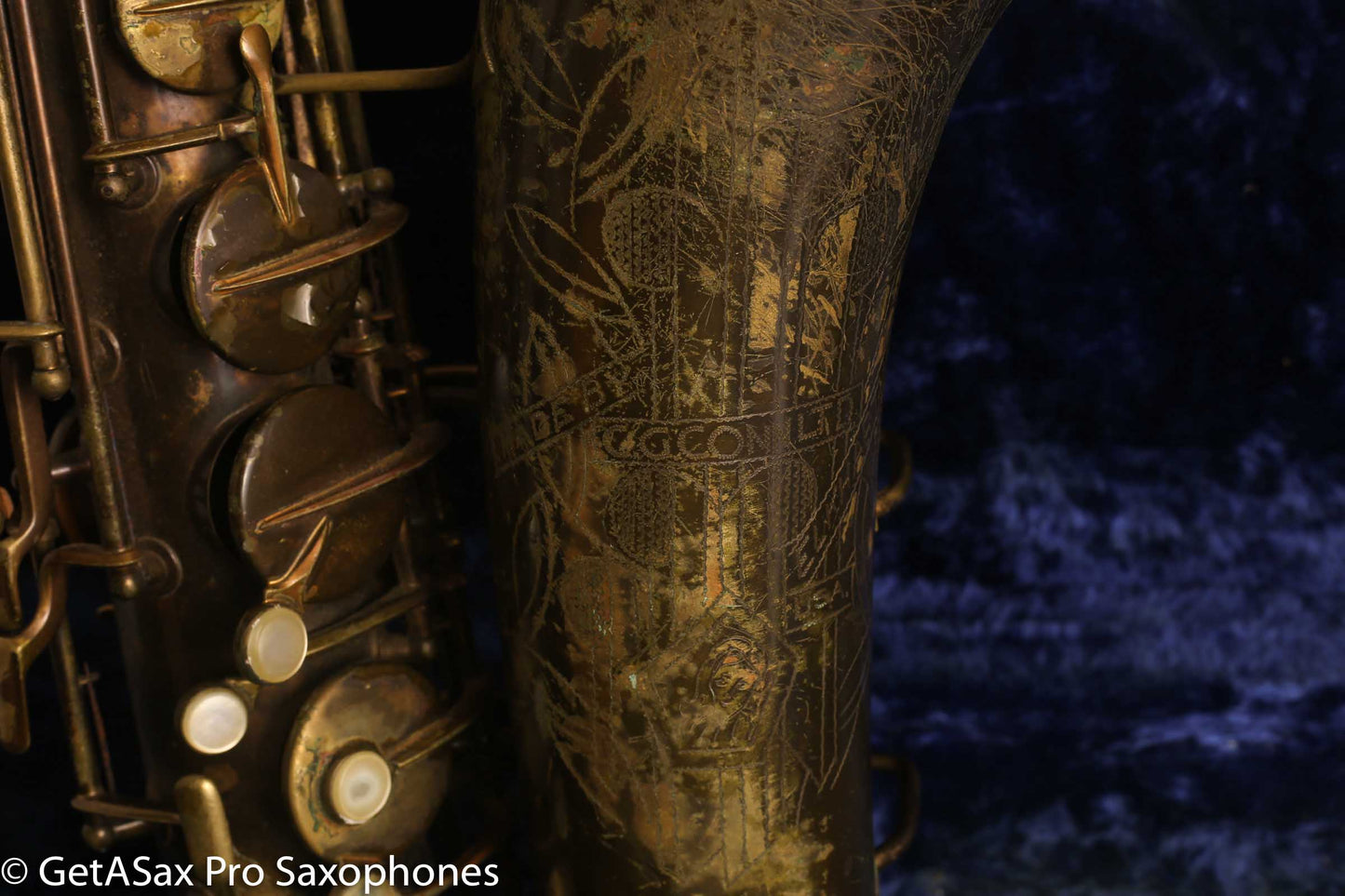 Conn 10M Tenor Saxophone 1951 Worn Original Lacquer Old Pads Great Deal 344427