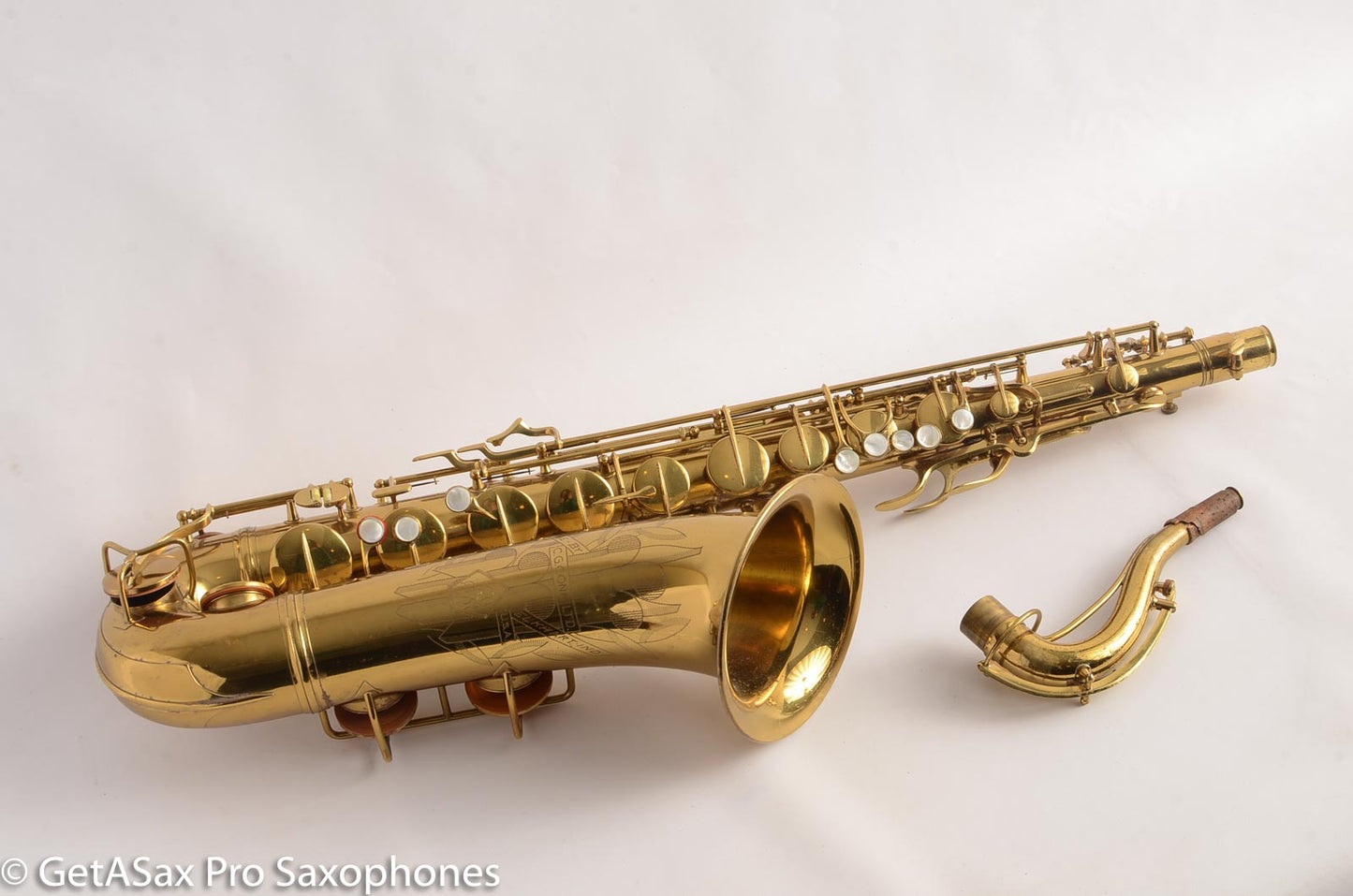 Conn 10M Tenor Saxophone Naked Lady Rolled Tone Holes Original Lacquer 322571