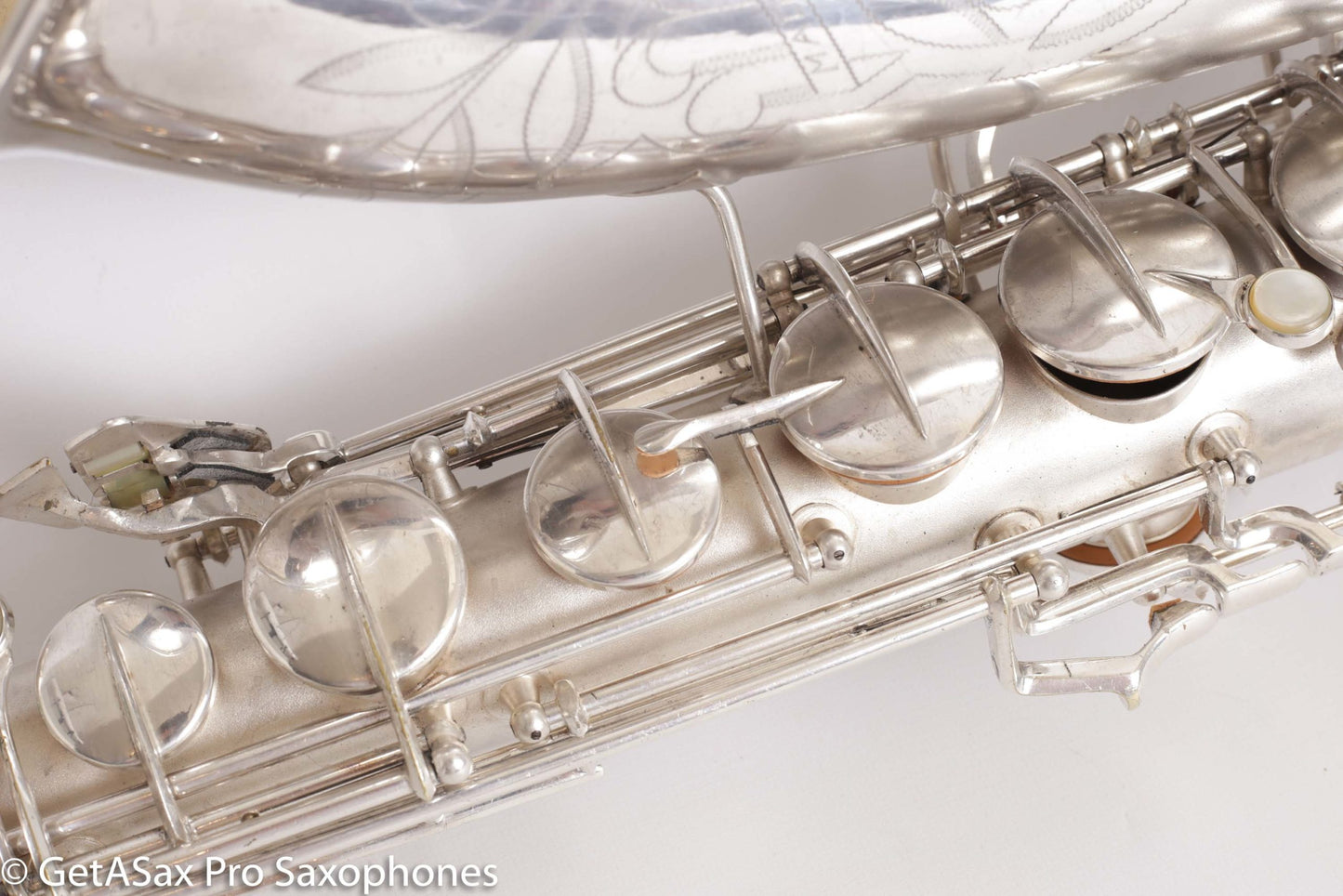 Conn 10M Tenor Rolled Tone Holes Original Silver Plate Very Good Condition Fresh Overhaul! 310735