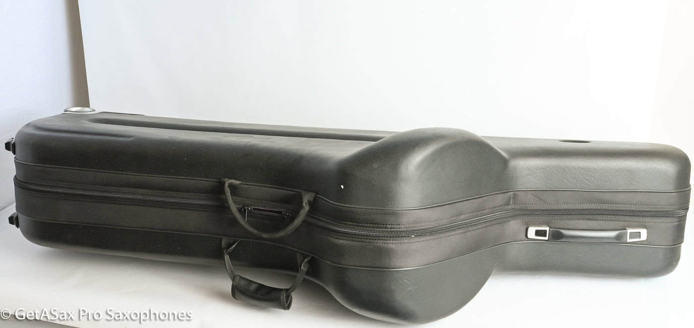 Conn 14M Bass Saxophone Super Clean Original Silver Plate ‘Plumber Neck’ Amazing! 222160