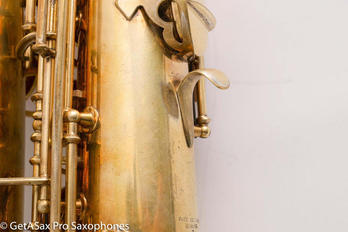 Conn Chu Berry New Wonder 1 Tenor Saxophone Burnished Gold Plate Portrait 1924