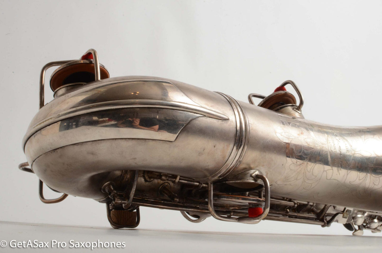 Conn New Wonder II Tenor Original Silver Plate Hiscox Case 154287