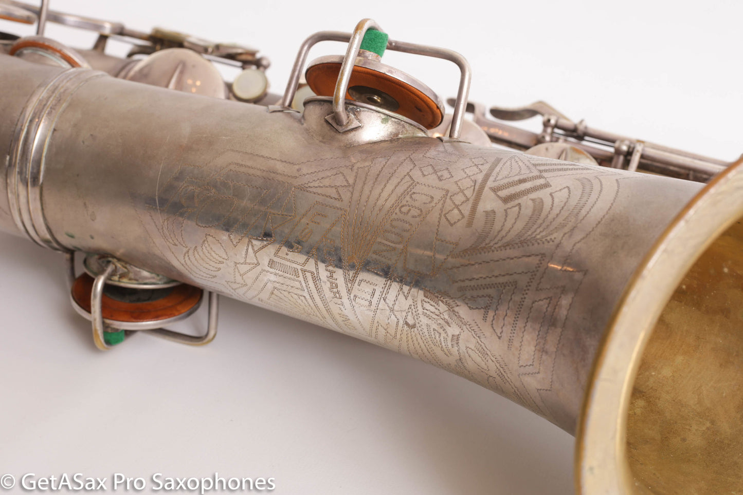 Conn Art Deco Transitional New Wonder II Tenor Original Silver Old Pads Fair Condition 239875