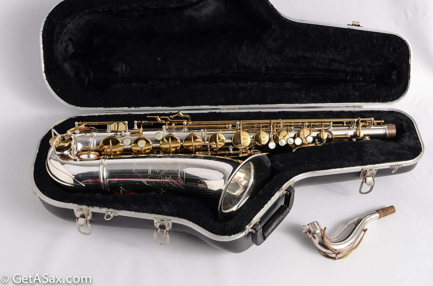 Conn 10M Tenor Late Example Silver with Gold Keys 792xxx