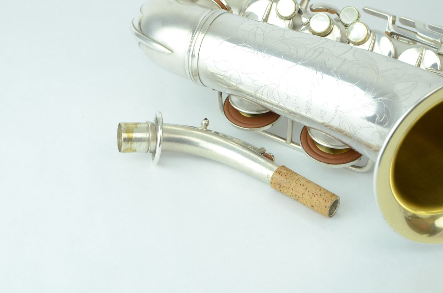 Conn F Mezzo New Wonder II Saxophone Silver Fresh Overhaul!