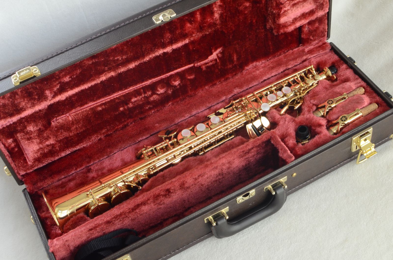 ジナン スローガン Yamaha YSS-675 Soprano Saxophone Mint – GETASAX