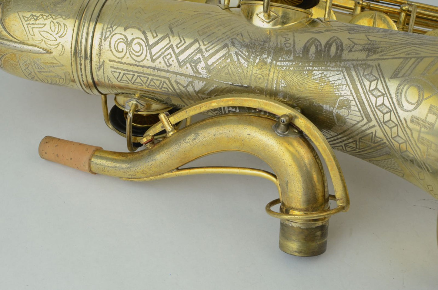 Conn Transitional Tenor 247xxx Burnished Gold Art Deco
