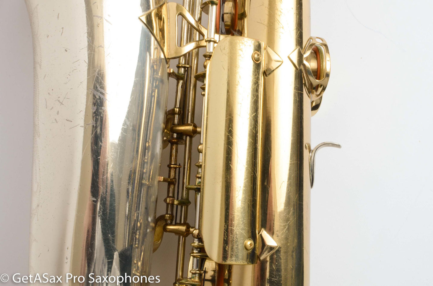 King SilverSonic Tenor Cleveland ‘Series III’ Double Socket Neck Good Pads Plays Great! 376648