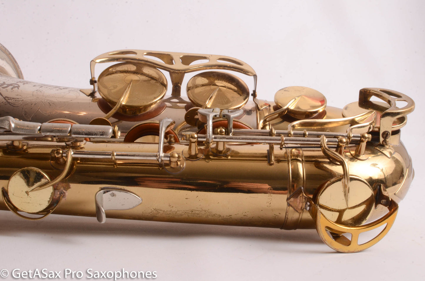 King SilverSonic Tenor Solid Silver Neck and Bell 433140 Very Good Condition