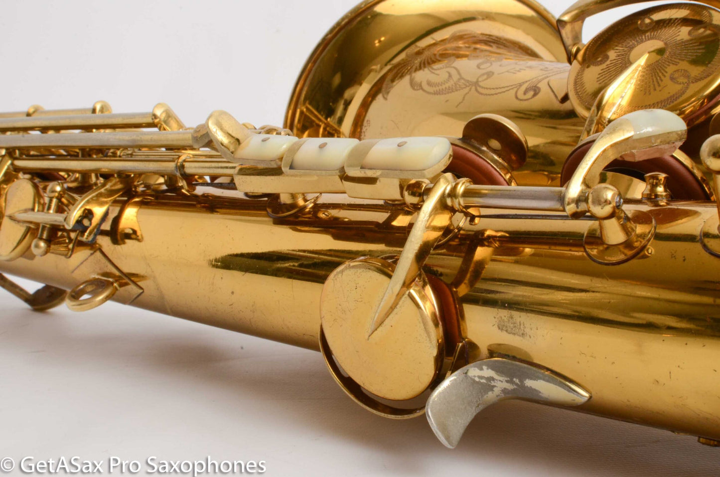 King Super 20 Alto 1950 Original Lacquer Recent Overhaul Full Pearls Excellent Condition 313044