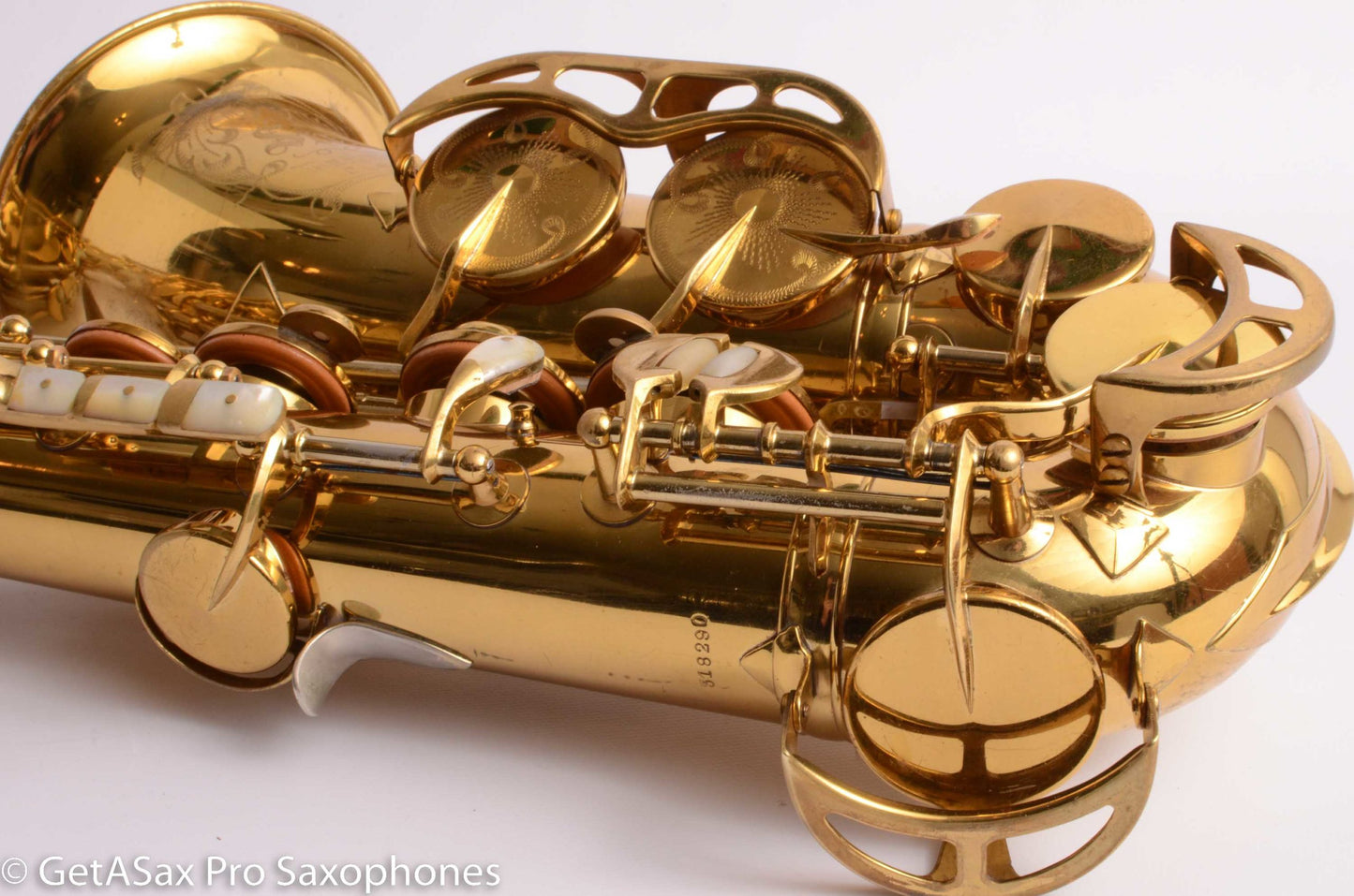 King Super 20 Alto Full Pearls Solid Silver Neck Matt Stohrer Overhaul 318290