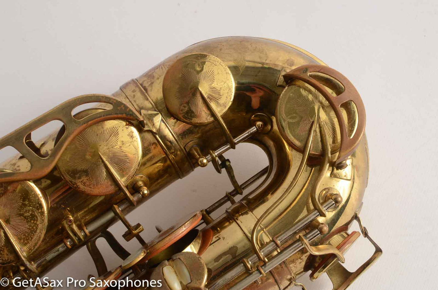 King Super 20 Tenor Very Gentle Relacquer Full Pearls Silver Neck!