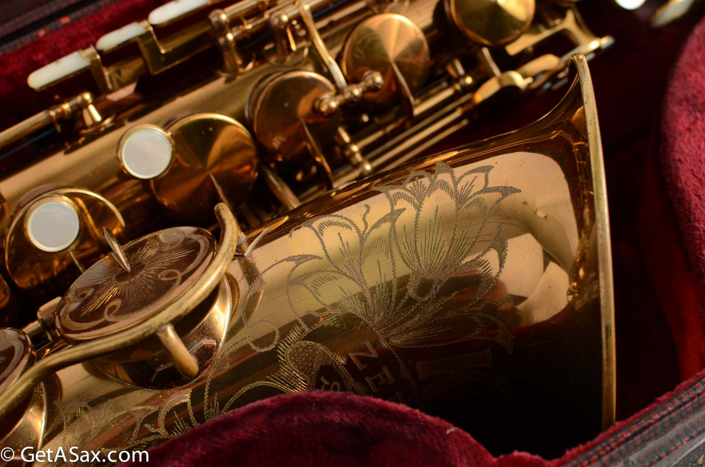 King Zephyr Special Alto - Super Early Serial, Unique Engraving