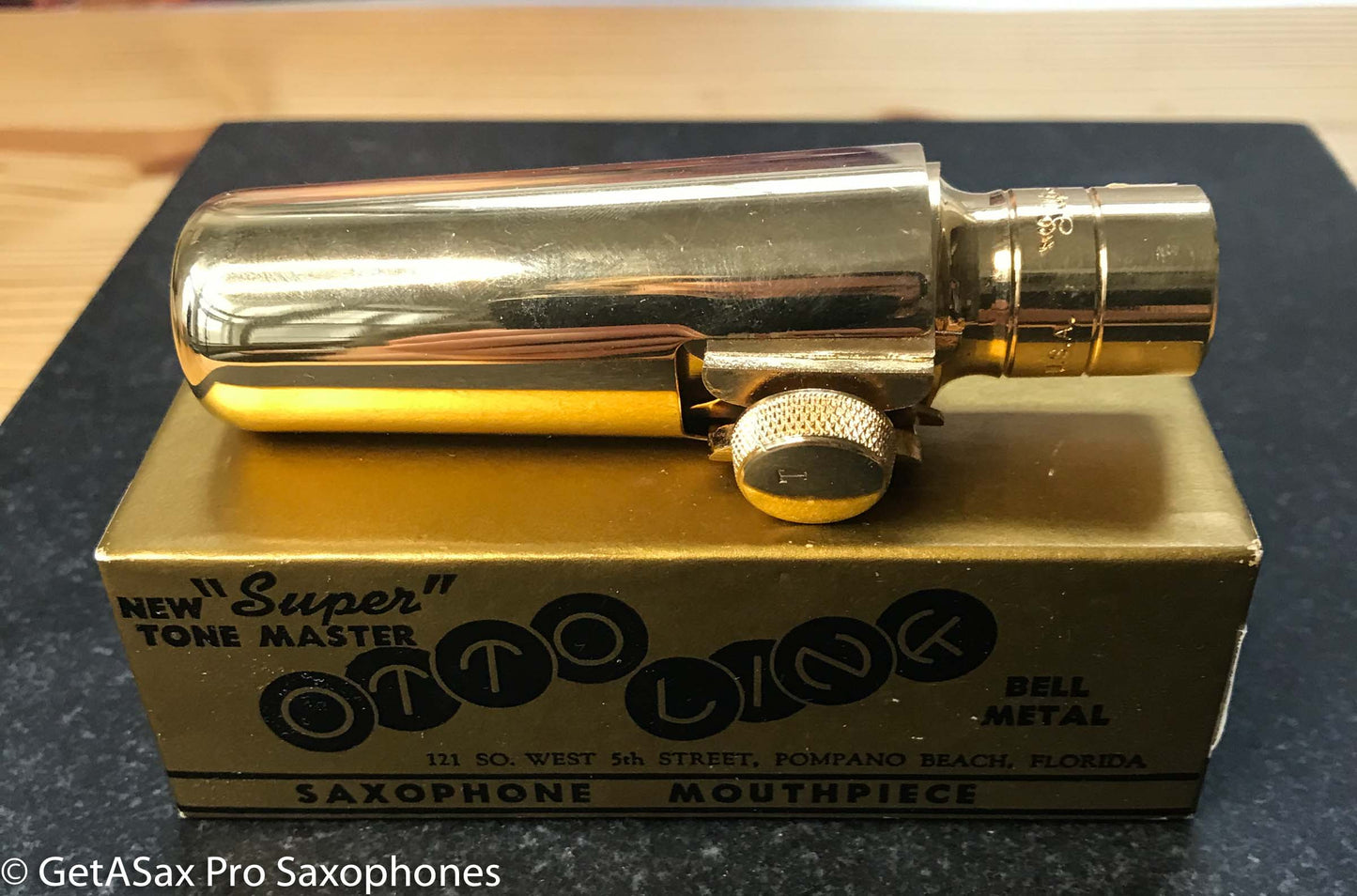 Otto Link Forida USA Super Tone Master 5* Alto Saxophone Mouthpiece New Old Stock MPC1054