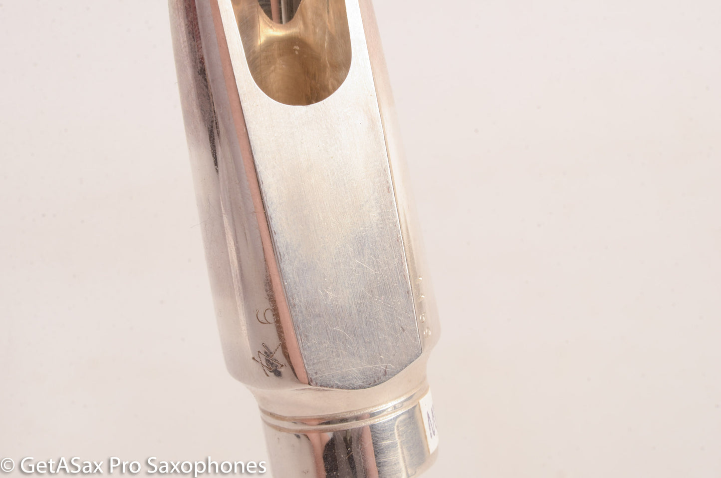 Ted Klum New York Model 6 Solid Silver Alto Saxophone Mouthpiece Mint MPC1070
