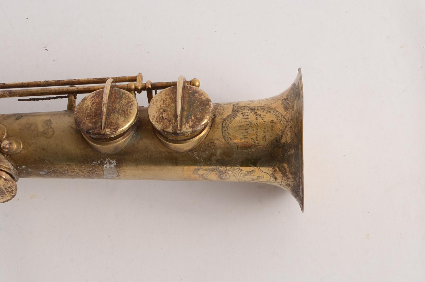 Martin Soprano Gold Plate Saxophone - Repairman's Special!