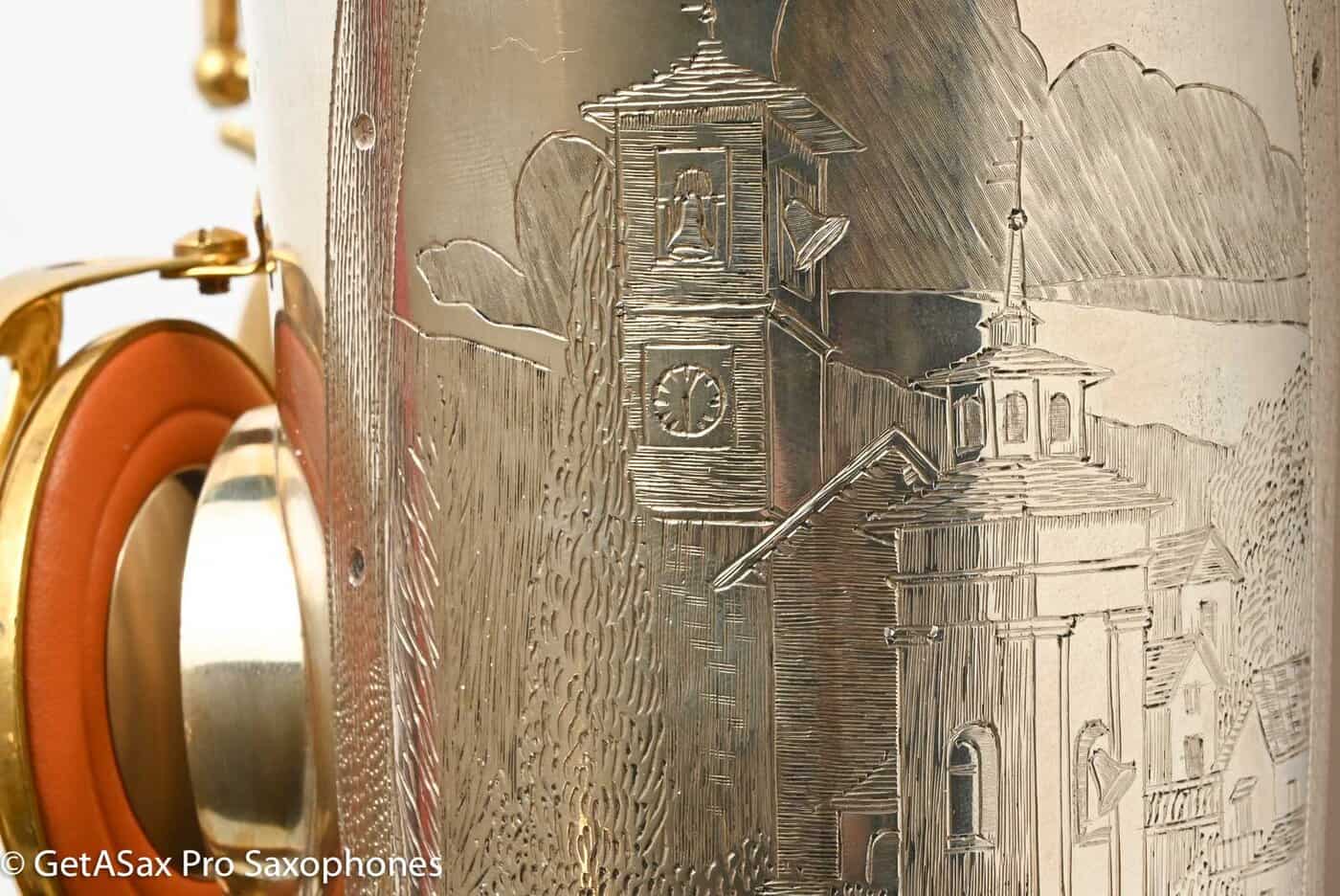 Rampone and Cazzani Two Voices Tenor Solid Silver 2 Necks with Thorough Setup 14197