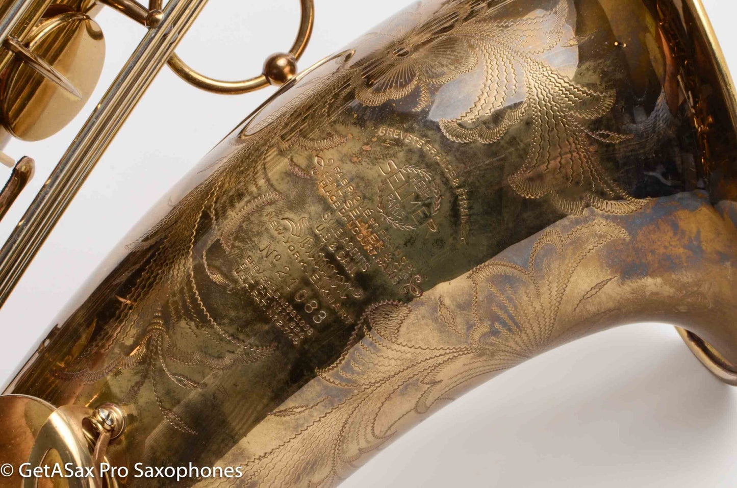 Selmer Balanced Action Baritone American Engraved Fresh Overhaul Stunningly Gorgeous 21083