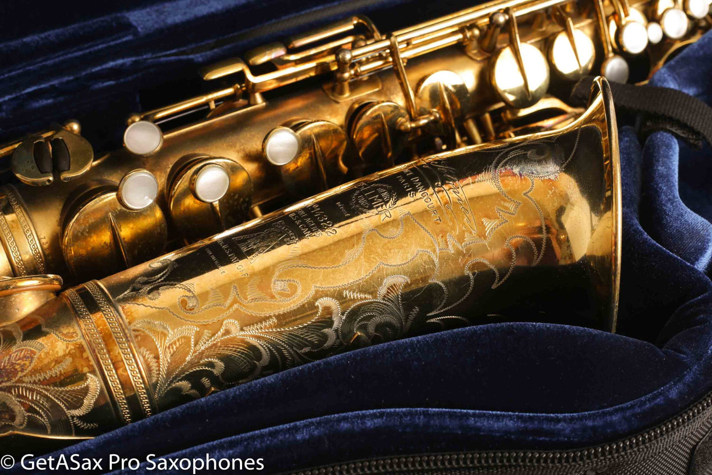 Selmer Cigar Cutter Super Sax Alto Original Gold Plate Near Mint Low Miles Matt Stohrer Overhaul