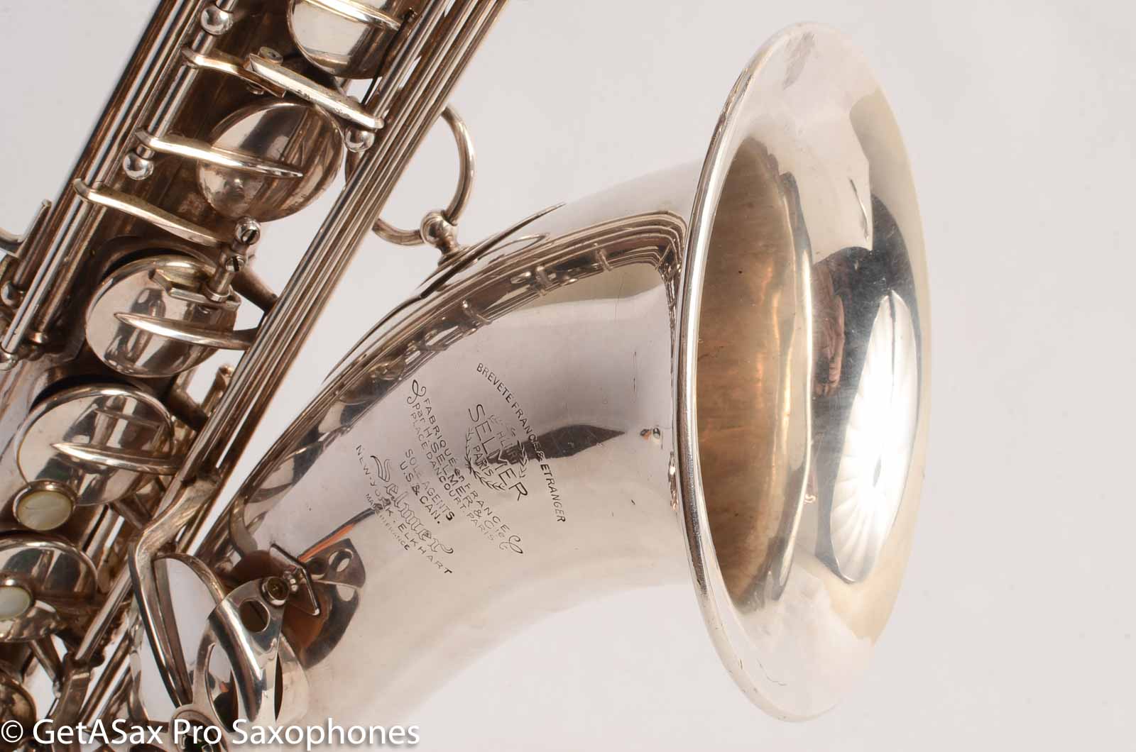 Selmer SBA Tenor Saxophone 47xxx Original Silver Great Player