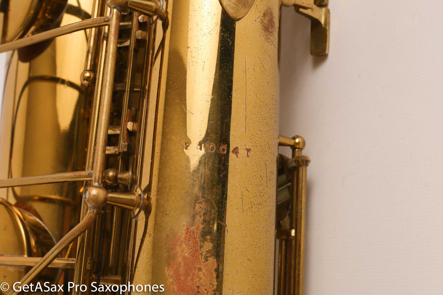 The Martin Baritone Low Bb Original Lacquer Near Mint Original Pads