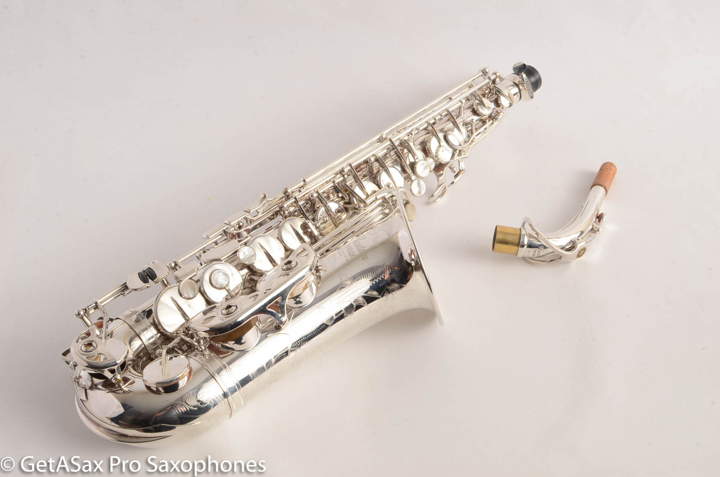 Yamaha YAS-875S Alto Saxophone Original Silver Plate M1 + G1 Necks Overhauled! Excellent