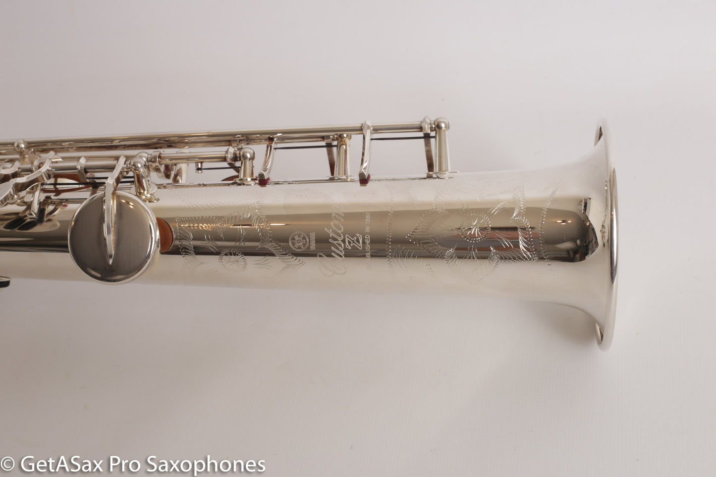 Yamaha YSS-82ZRS Mint Like New One Piece Bent Neck Silver