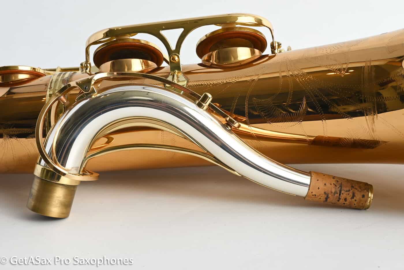 Yanagisawa Tenor Solid Silver Neck Near Mint Rare!