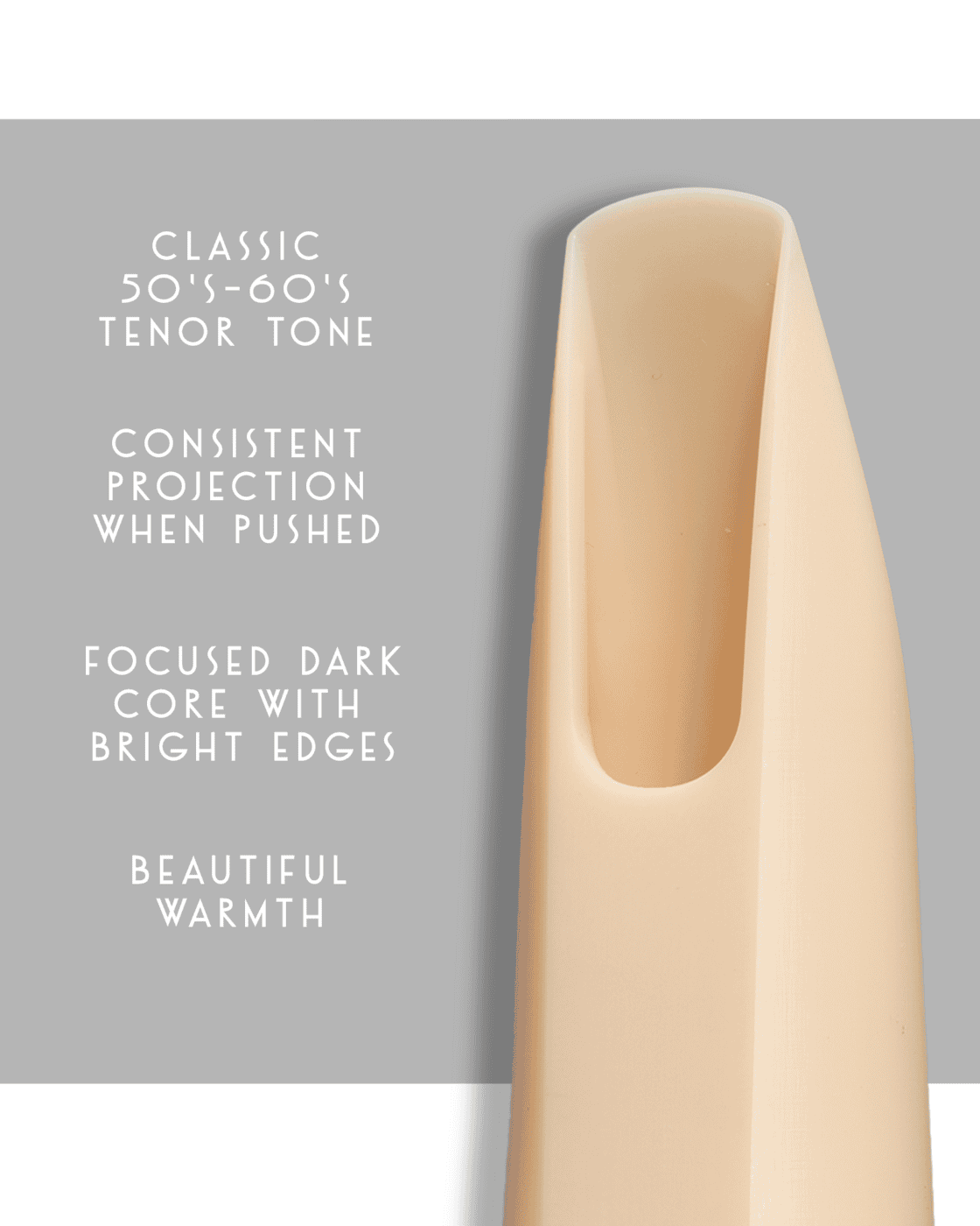 GS SLANT Tenor Saxophone Mouthpiece - Classic, Balanced, Beautiful