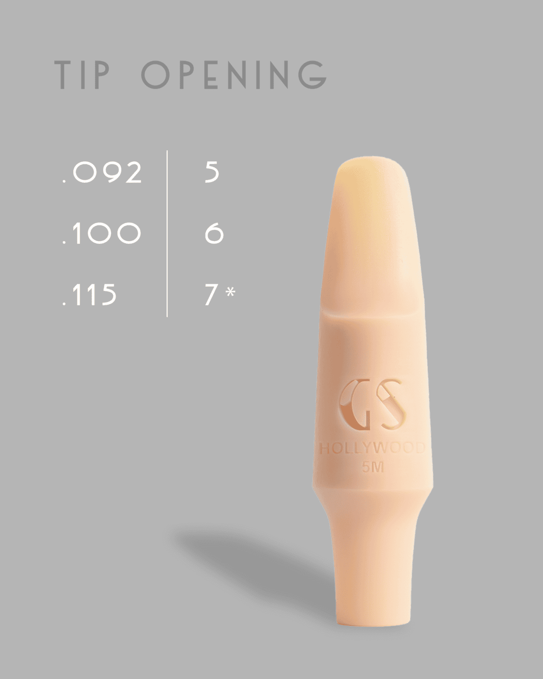 GS Hollywood Baritone Saxophone Mouthpiece - Best Ever!