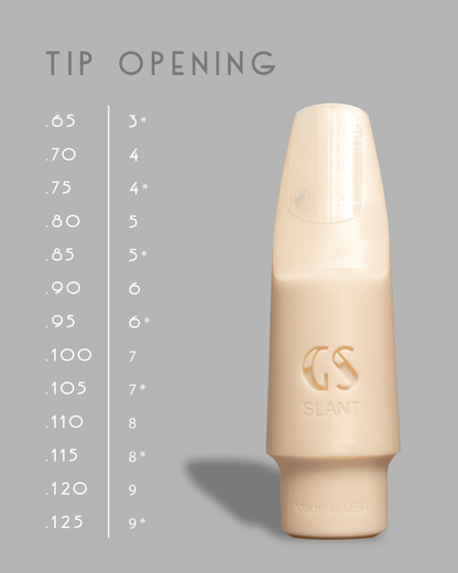 GS SLANT Tenor Saxophone Mouthpiece - Classic, Balanced, Beautiful