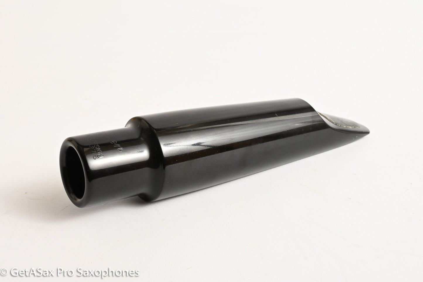 Berg Larsen 1940s Slant Hard Rubber 100 1 Offset M Orig Facing Beautiful MPC1891