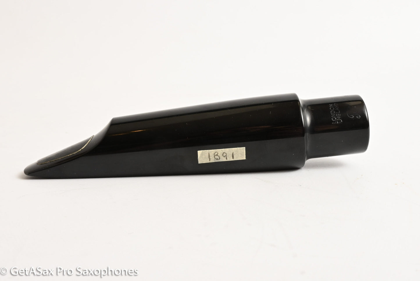 Berg Larsen 1940s Slant Hard Rubber 100 1 Offset M Orig Facing Beautiful MPC1891