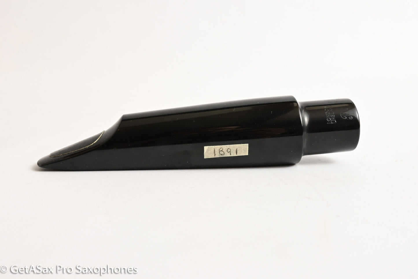 Berg Larsen 1940s Slant Hard Rubber 100 1 Offset M Orig Facing Beautiful MPC1891