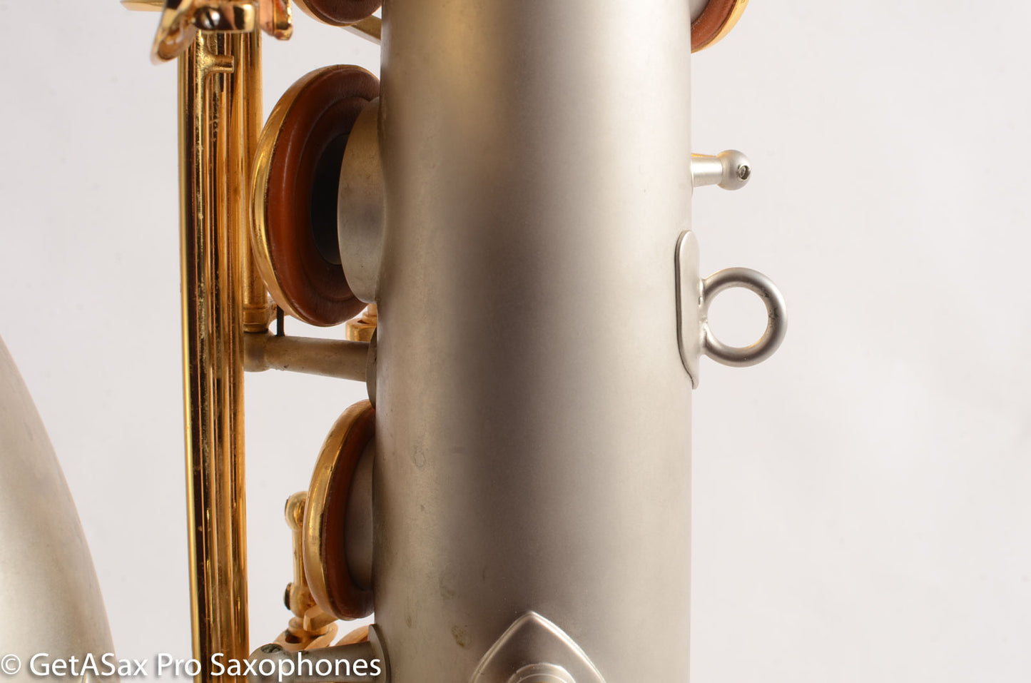 Borgani Joe Lovano Pearl Silver Tenor Saxophone Excellent Condition 19626 – Sounds like a Conn!
