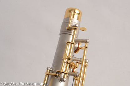 Borgani Joe Lovano Pearl Silver Tenor Saxophone Excellent Condition 19626 – Sounds like a Conn!