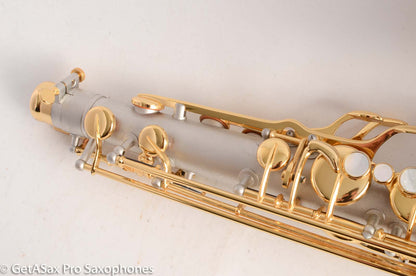 Borgani Joe Lovano Pearl Silver Tenor Saxophone Excellent Condition 19626 – Sounds like a Conn!