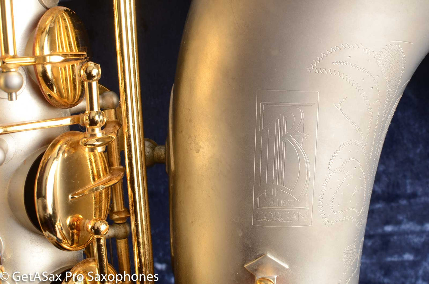 Borgani Joe Lovano Pearl Silver Tenor Saxophone Excellent Condition 19626 – Sounds like a Conn!