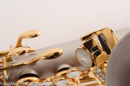 Borgani Joe Lovano Pearl Silver Tenor Saxophone Excellent Condition 19626 – Sounds like a Conn!