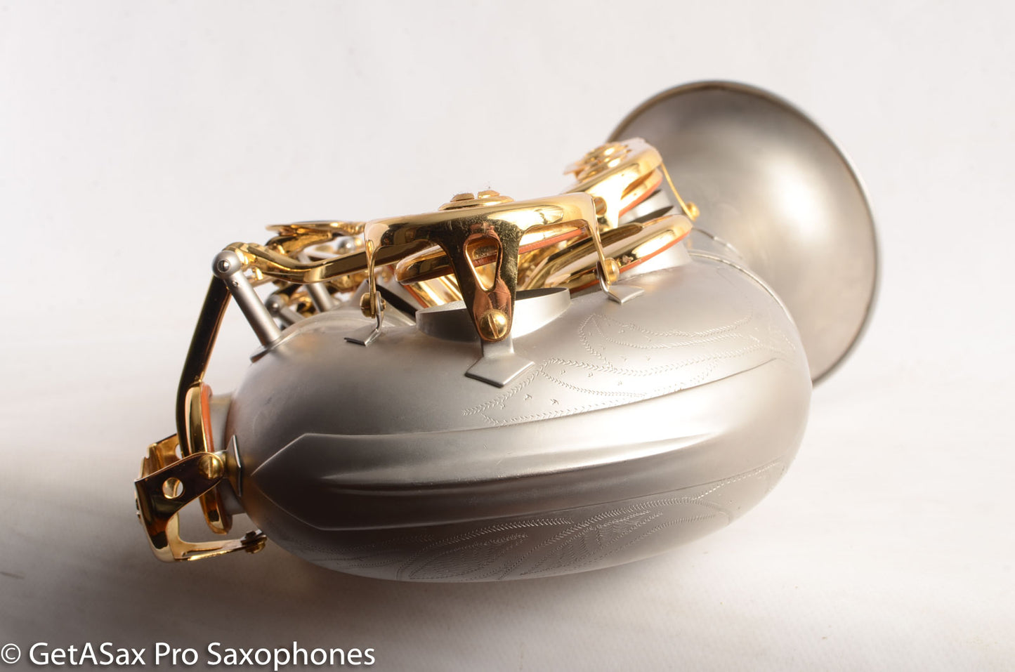 Borgani Joe Lovano Pearl Silver Tenor Saxophone Excellent Condition 19626 – Sounds like a Conn!