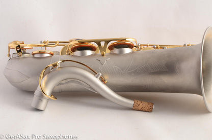 Borgani Joe Lovano Pearl Silver Tenor Saxophone Excellent Condition 19626 – Sounds like a Conn!